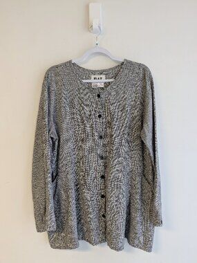 FLAX 100% Linen Weave Button Down Shirt